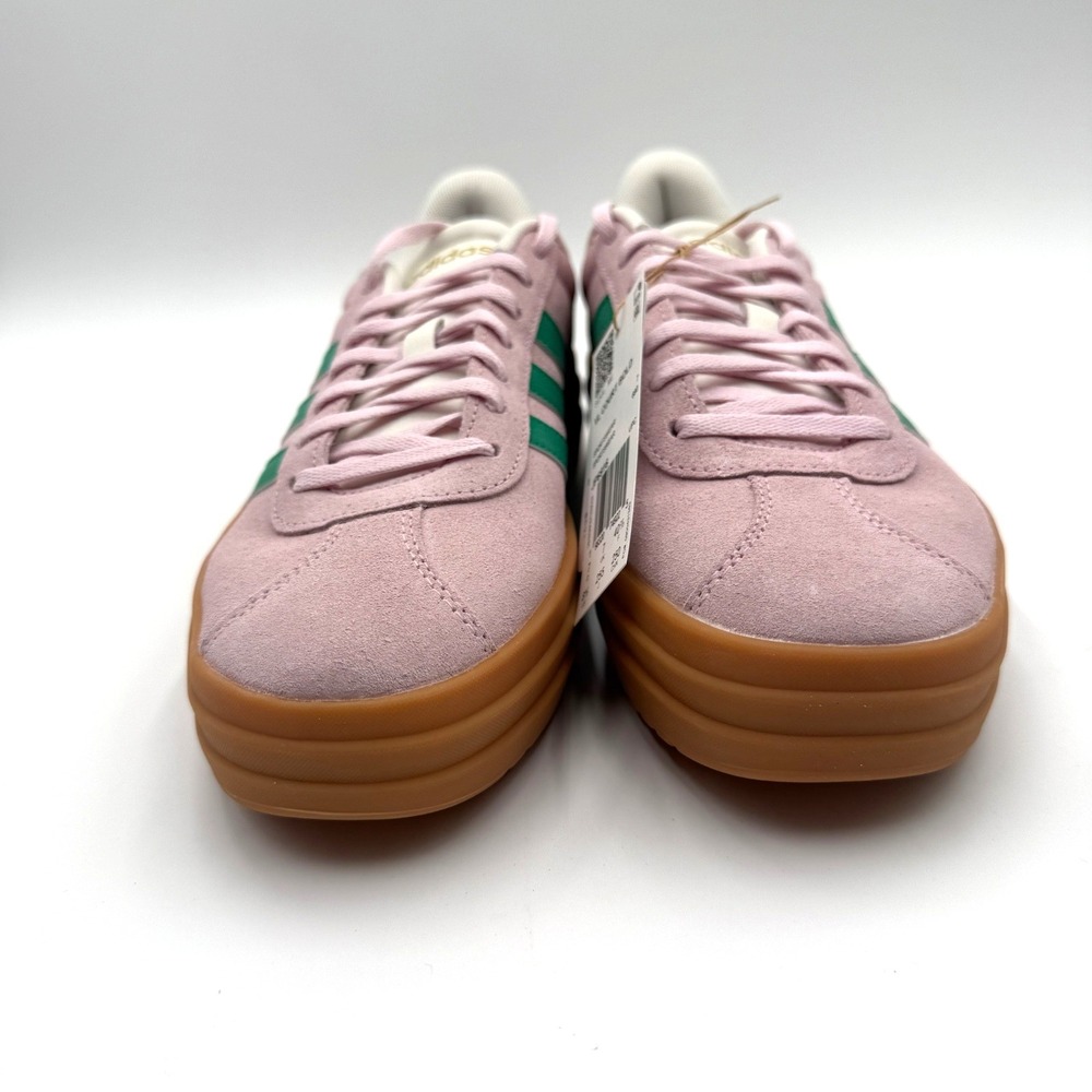 Adidas Women's Size 9 VL Court Bold Clear Pink Green Platform Sneaker NEW JP6916 - Picture 2 of 16